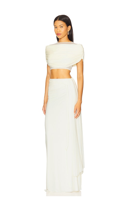 Deme By Gabriella Alyssa Set In White