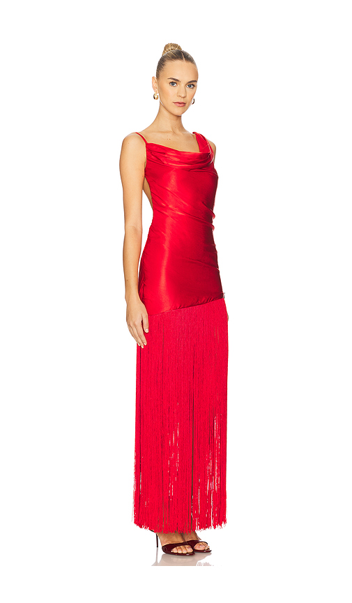  Deme By Gabriella Kleid Rosetta In Red. Größe S. Also In Xs, L. 