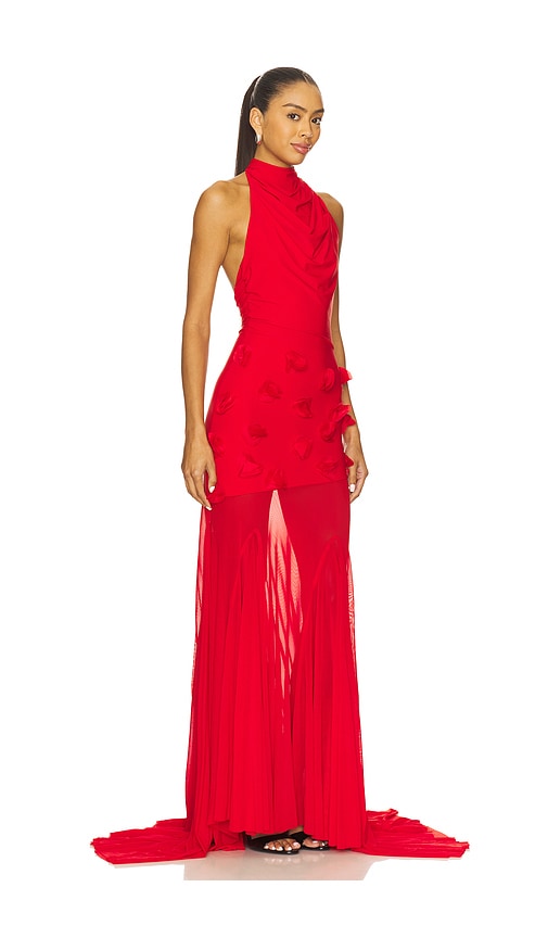 Deme By Gabriella Celeste Gown In Red