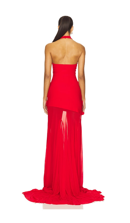  Deme By Gabriella Abendkleid Celeste In Red. Größe S. Also In Xs. 