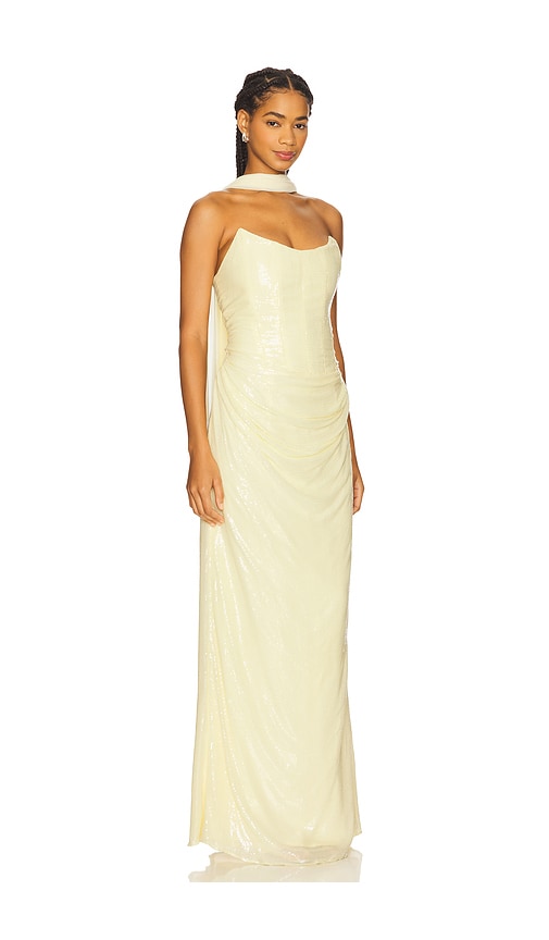 Deme By Gabriella Kaley Gown In White