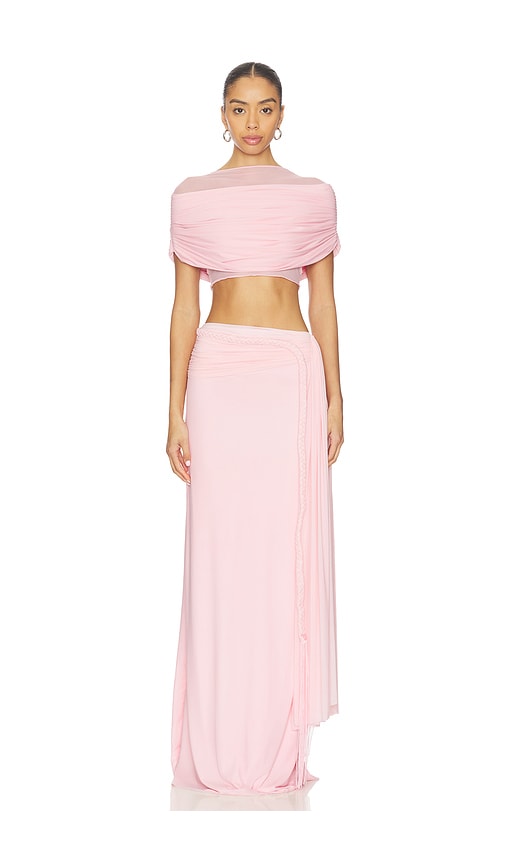 Deme By Gabriella Alyssa Dress In Pink