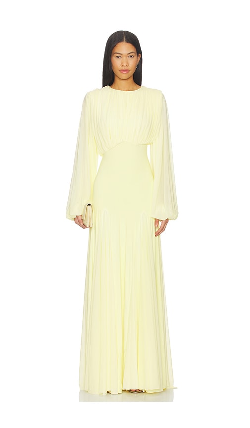 Deme By Gabriella Jeanie Dress In Yellow