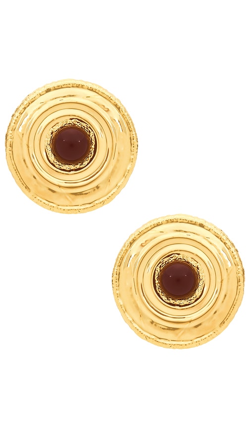 Deme by Gabriella BOUCLES DOREILLES THE MIA en Metallic Gold 257$