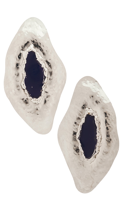 Deme by Gabriella BOUCLES DOREILLES THE IVY en Metallic Silver 170$