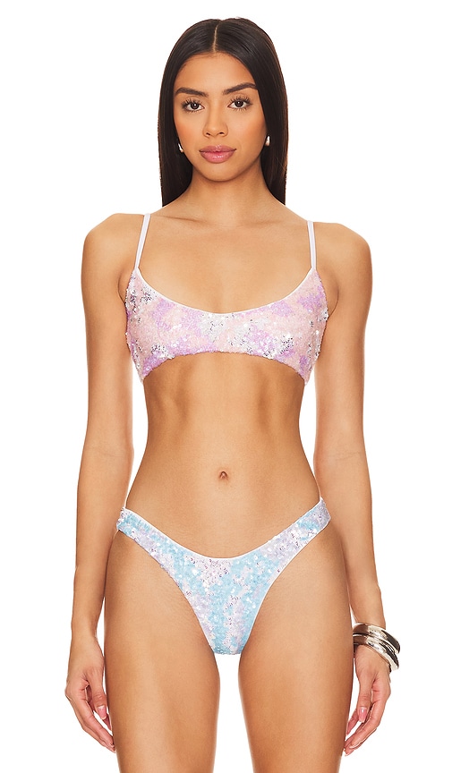 Oceanus Mora Bikini Top in Multi