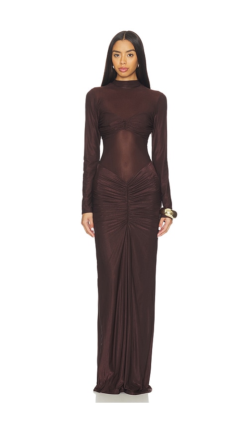 Delfi Jadienne Dres In Brown