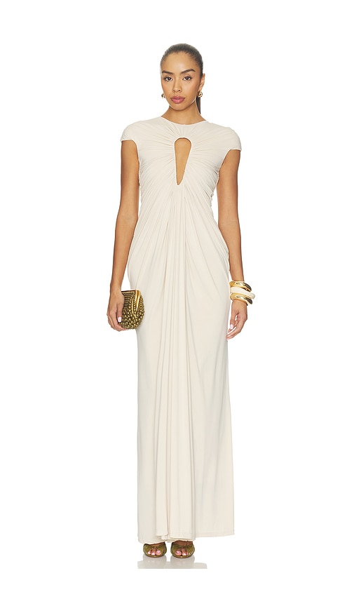 Astrid Dress by Delfi Collective in Cream