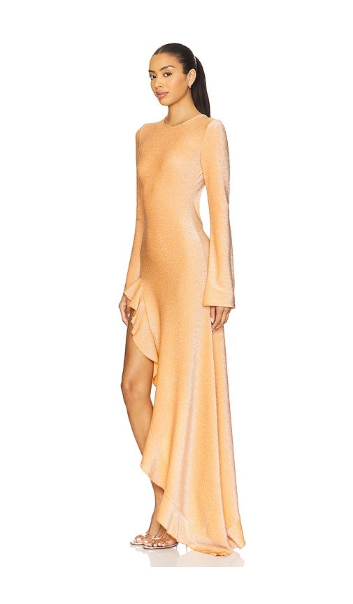  Delfi Maxikleid Rosalia In Orange. Größe S. Also In Xs, M, Xl. 
