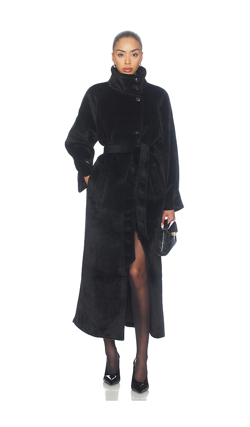 Willow Coat by Delfi Collective in Black