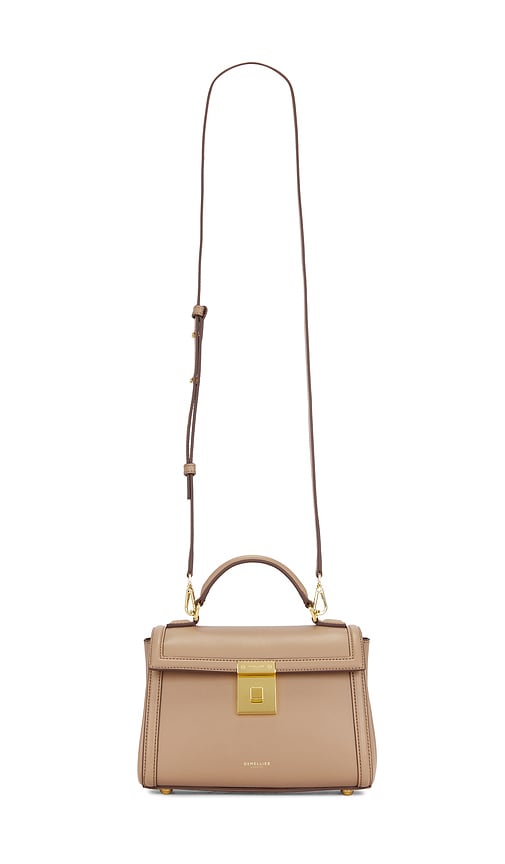 DeMellier London The Paris Top Handle Bag in Dark Sand