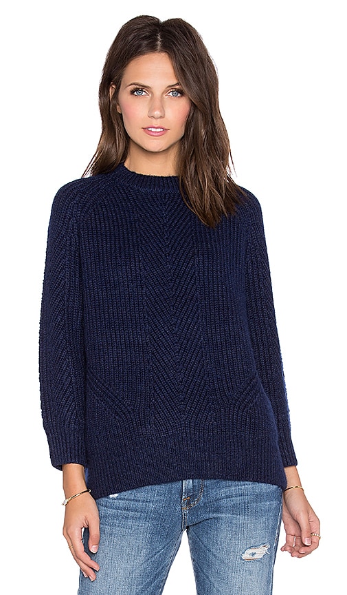 DemyLee Chelsea Sweater in Navy | REVOLVE