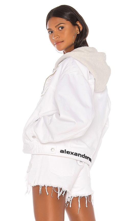 Alexander Wang Runway Game Jacket. - In Stay White