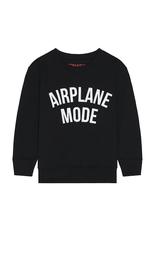 Departure Sweatshirt Airplane Mode In Black