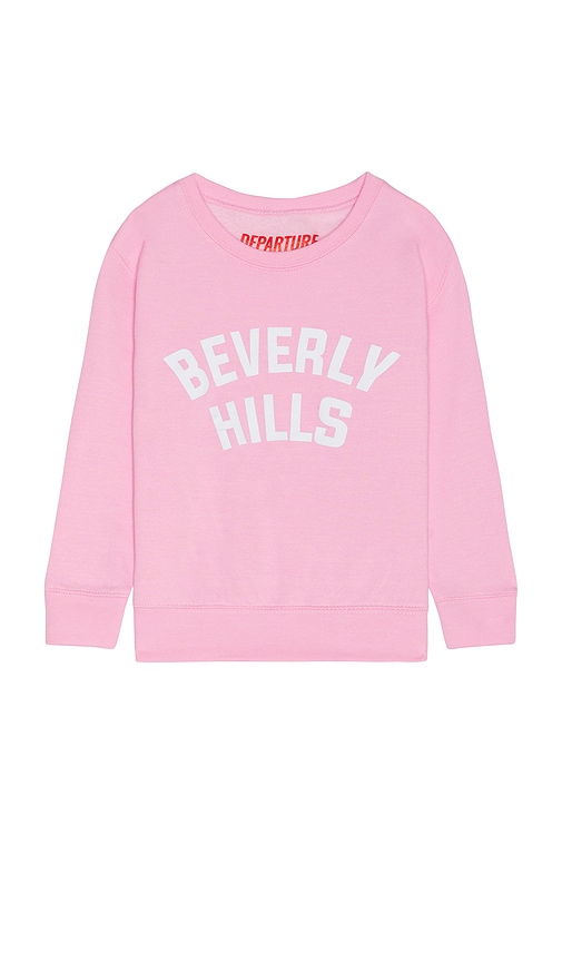Departure Sweatshirt Beverly Hills In Pink