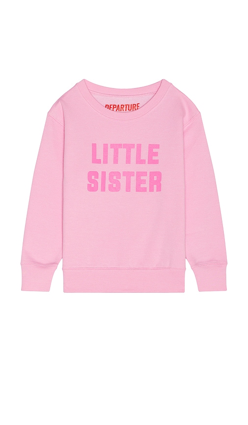 Departure Sweatshirt Little Sister In Pink