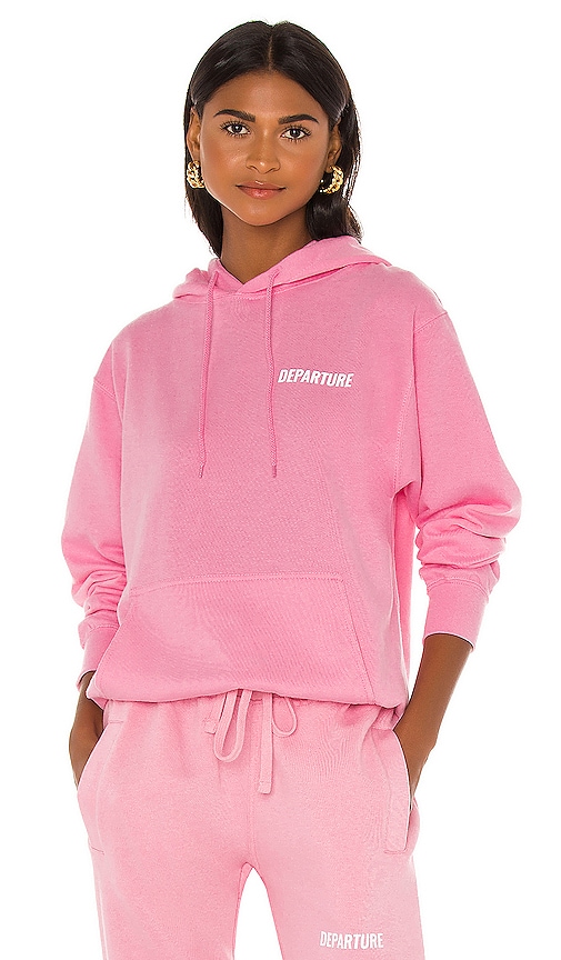 DEPARTURE Hoodie in Pink | REVOLVE