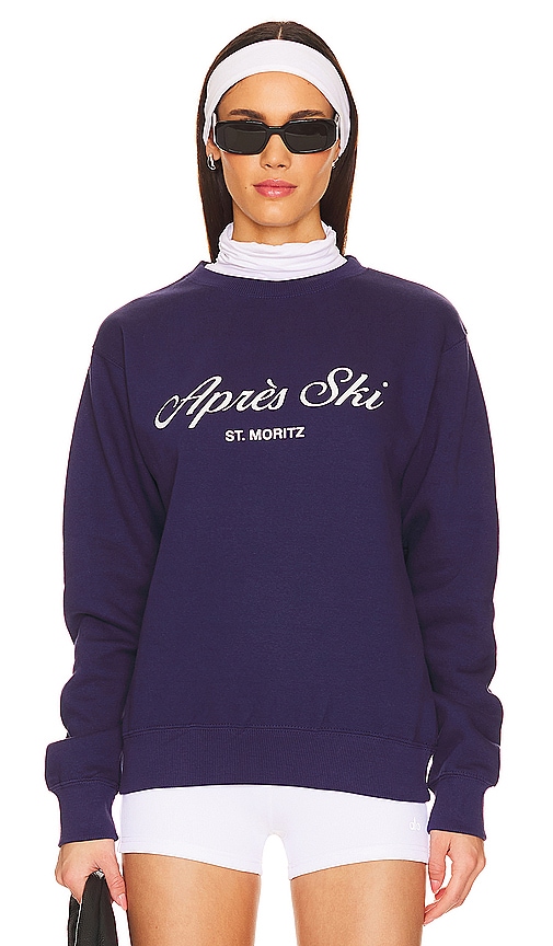 DEPARTURE Apres Sweatshirt in Navy