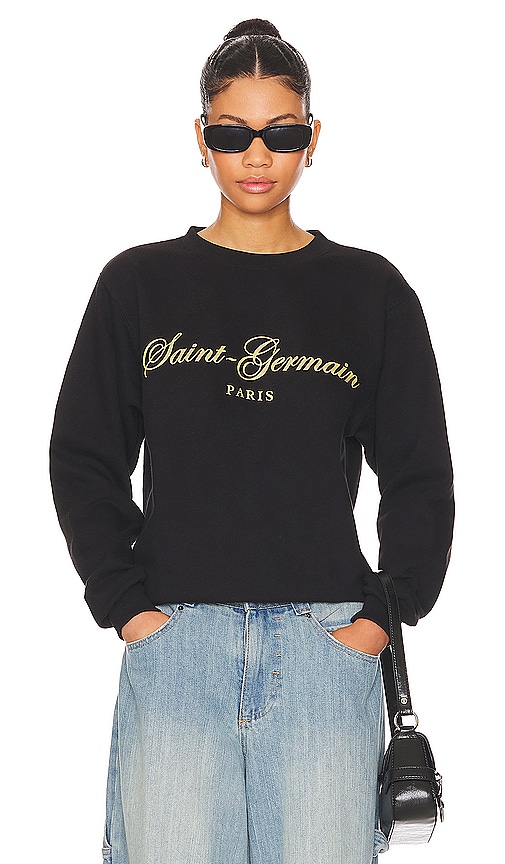 Shop Departure Saint Germain Sweatshirt In 黑色