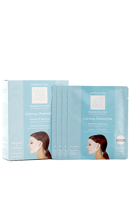 Calming Chamomile Lace Your Face Mask 4 Pack