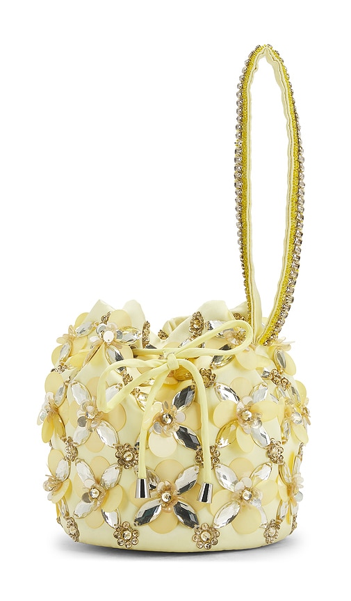 Des Phemmes Embroidered Mini Bag in Lemonade