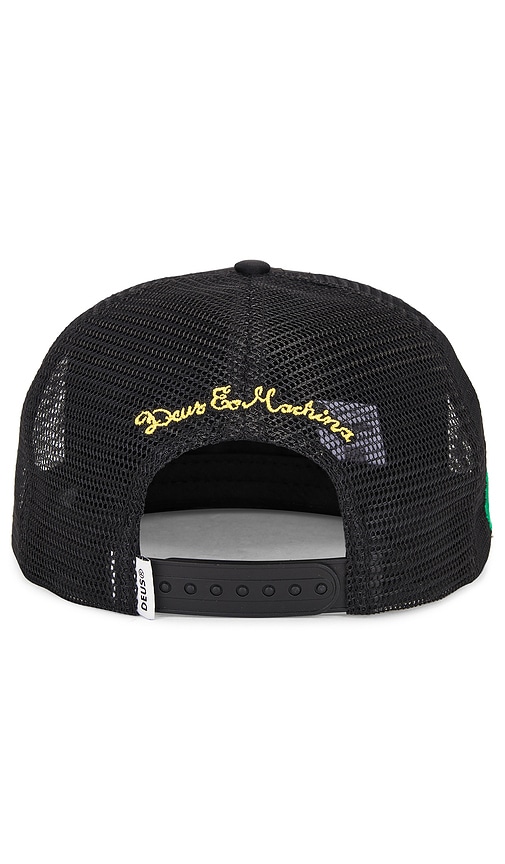 Shop Deus Ex Machina Title Trucker Hat In Black