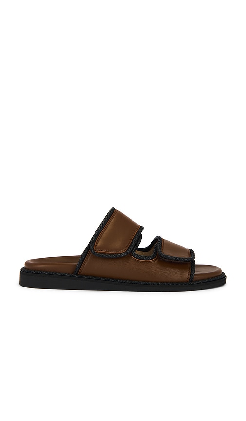 Braided Slide in Brown. - size 42 (also in 36, 37, 38, 39, 40, 41)