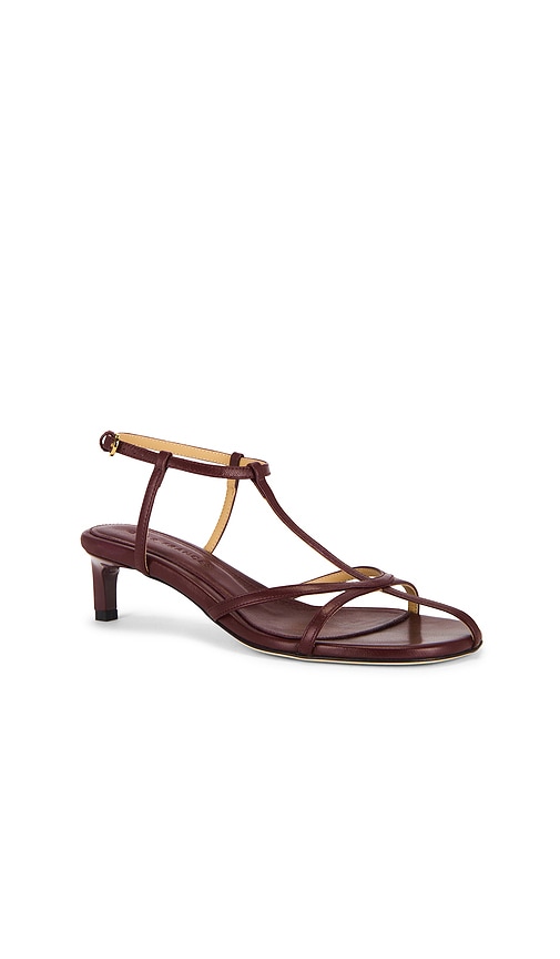Dear Frances Tee Sandal In Brown