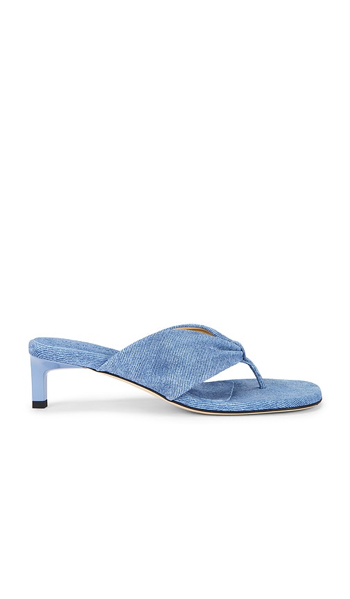 Wrap Mid Heel in Blue. - size 42 (also in 36, 37, 38, 39, 40, 41)