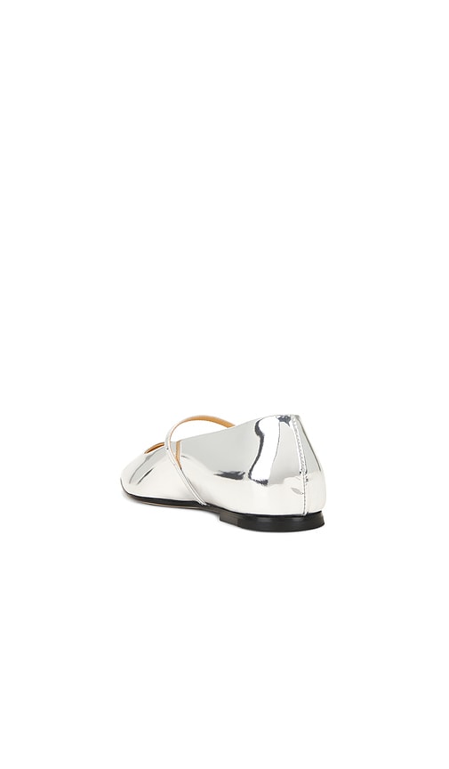  Dear Frances Ballerinas In Metallic Silver. Größe 36. Also In 37. 