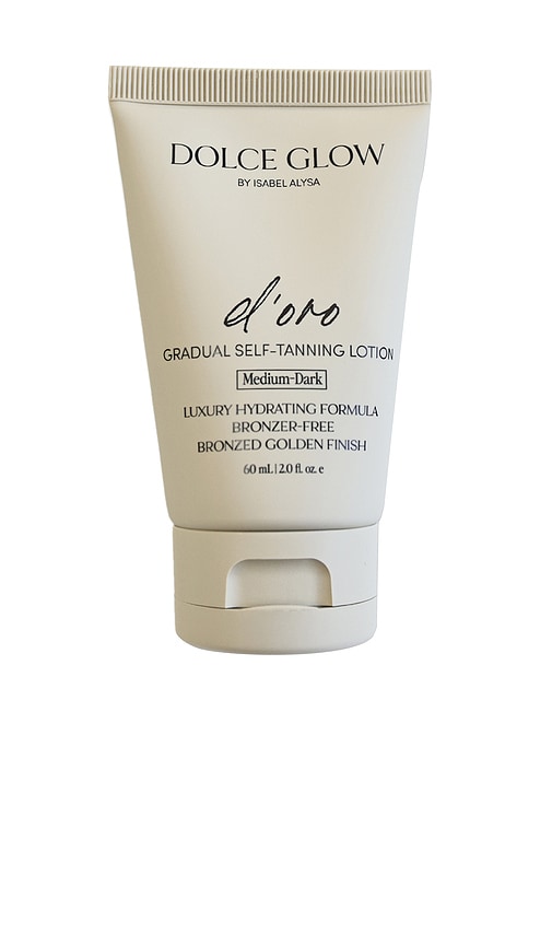 Travel D'oro Self-Tanning Lotion in Medium To Dark.