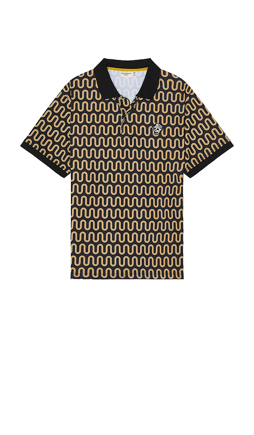 Disco Rodeo Polo in Black. - size S (also in L, M, XL/1X)