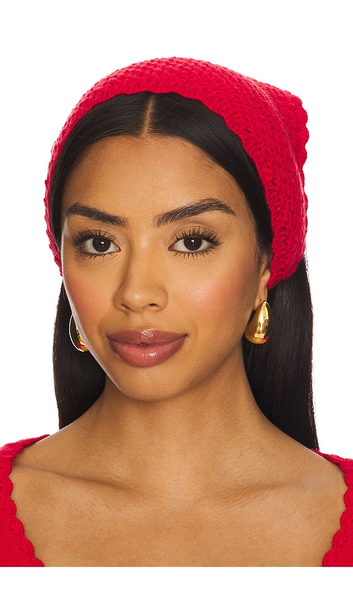 GUIZIO Knit Bandana in Red - GUIZIO - Modalova