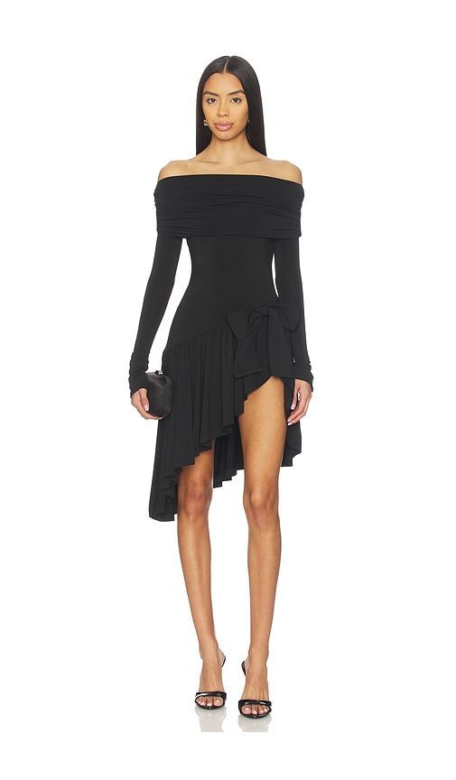 Guizio Lola Mini Dress In Black