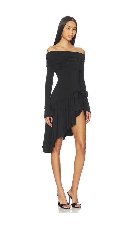Guizio Lola Mini Dress In Black
