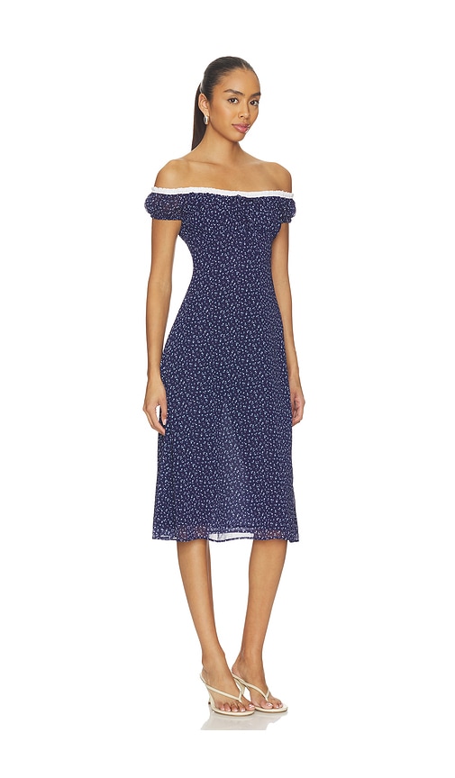  Guizio Rocello Dress In Navy. Size Xs. Also In L. 