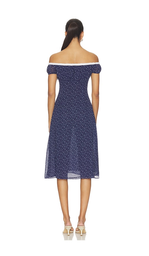  Guizio Rocello Dress In Navy. Size Xs. Also In L. 