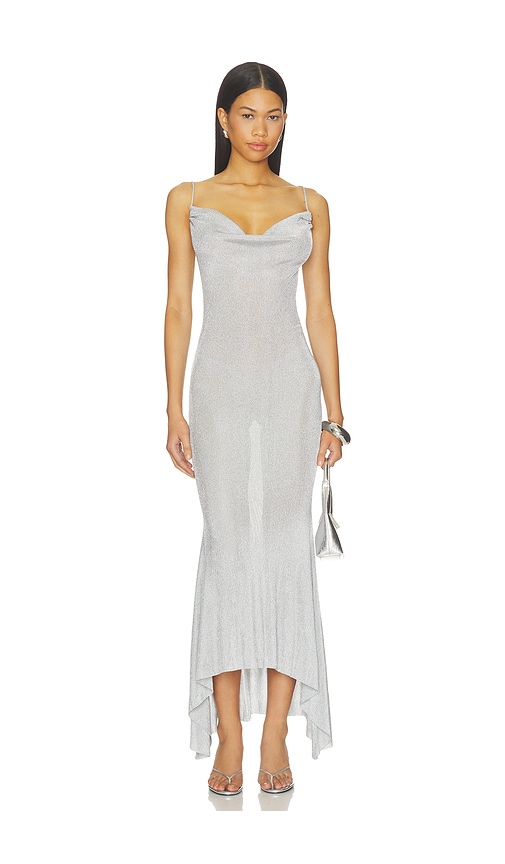 revolve slip dress Green Dresses transforming soft and delicate silhouettes into something casual and chic for the coastal girl michael costello x revolve womens