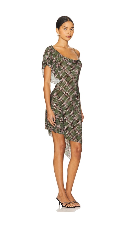 Shop Guizio Palma Midi Dress In Green