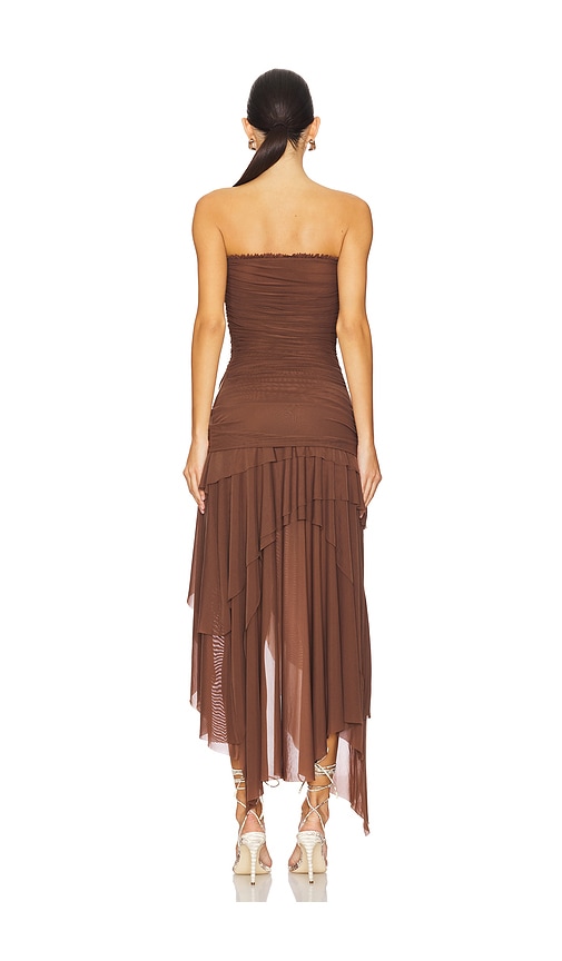  Guizio Trägerloses Kleid In Brown. Größe Xs. Also In S, M, L, Xxs, Xl, Xl/1x. 
