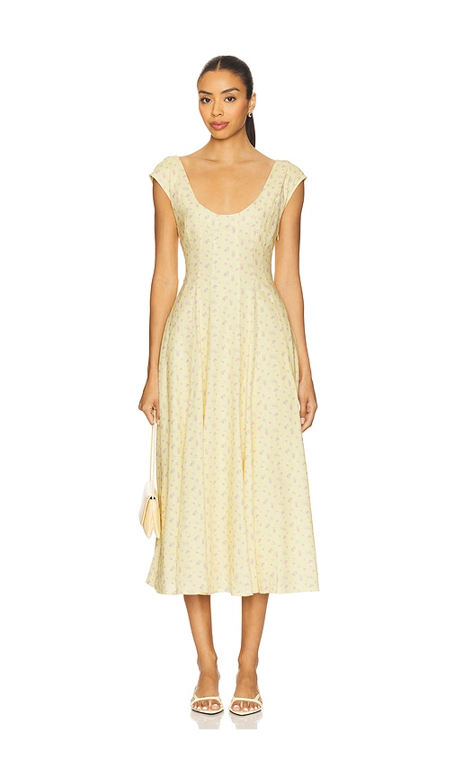 Leila Dress in Yellow. - size XS (also in S, XXS)