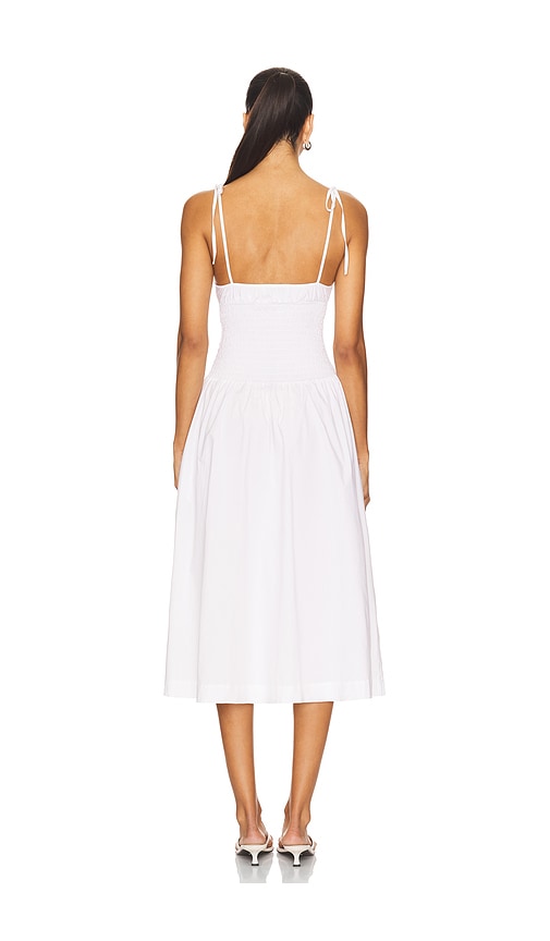  Guizio Lura Midi Dress In White. Size Xs. Also In M. 