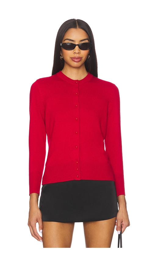 Emelie Cardigan in Red. - size L (also in M, S, XL, XS, XXS) - GUIZIO - Modalova