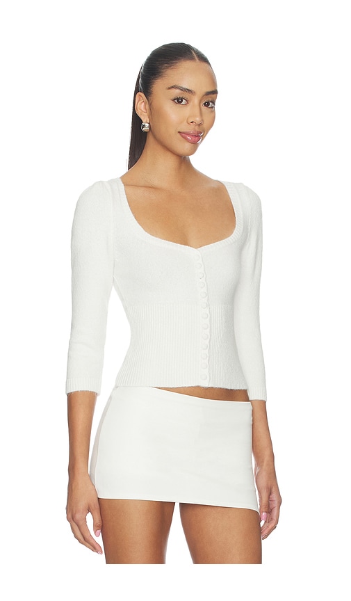  Guizio Gilet Rocie Sweetheart En Ivory. Taille L. Also En . 