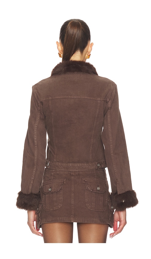  Guizio Jacke Ares Faux Fur In Chocolate. Größe Xs. Also In S, L, Xl. 