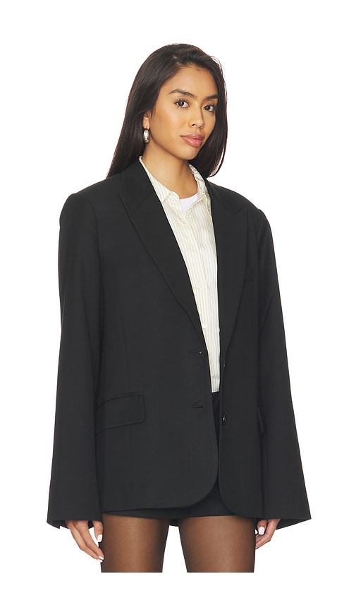 Guizio Oversized Blazer In Black