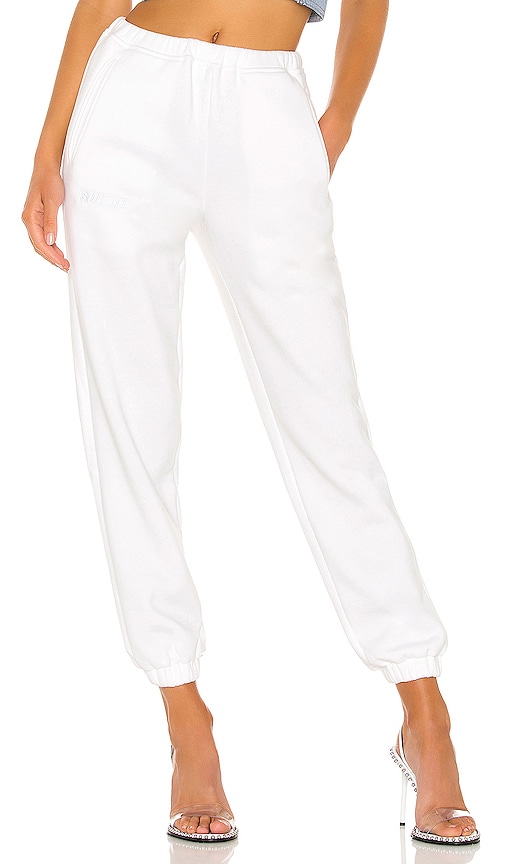 white sweatpants cheap