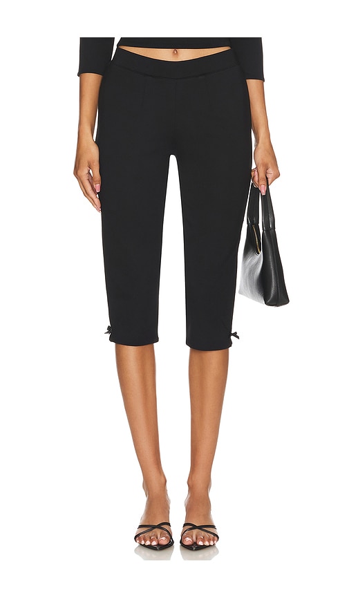 Shop Guizio Caria Capri Pants In Black