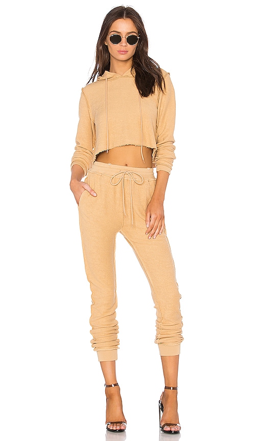 khaki sweatsuit