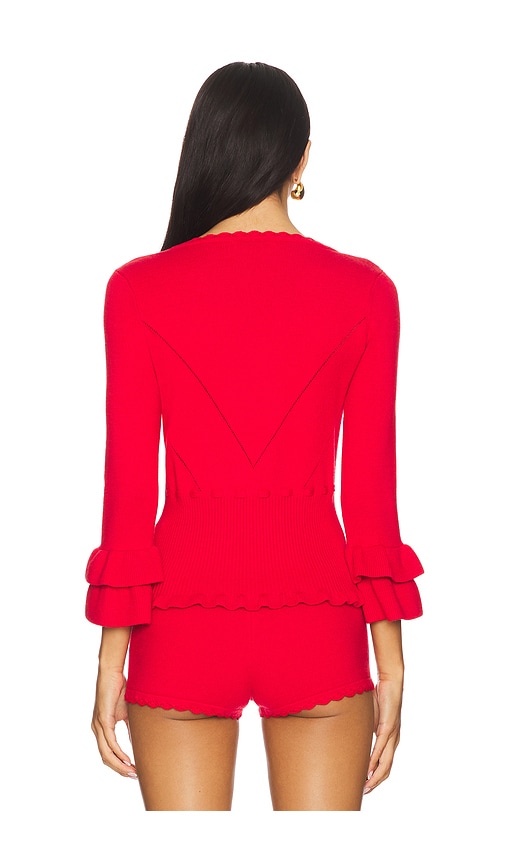  Guizio Mathilde Top En Red. Taille L. Also En M, S, Xl, Xs, Xxl, Xxs. 